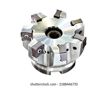 Milling cutter for metal isolated white background