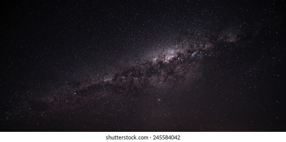 Million Star And Milky Way In Australia