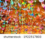 Millions of Oragami Paper Ornaments 