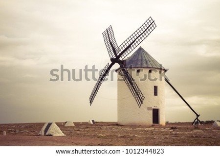 Mills in Campo de Criptana, Spain