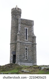 Milner's Tower, On The Headland Above Port Erin On The Isle Of Man.
