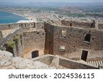 Miltiadis Bastion at Palamidi fortress, Nafplio, Peloponnese, Greece