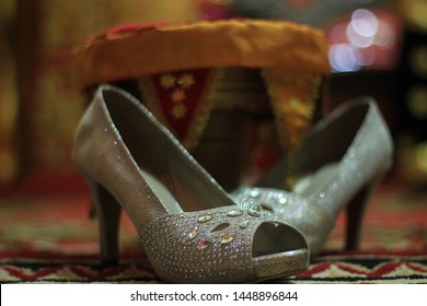 Minangkabau Bride Shoes With Wedding Rings