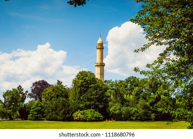 the minaret is the dominant feature of the Southern Moravia
