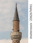 Minaret of the Dzhumaya mosque in Plovdiv, Bulgaria
