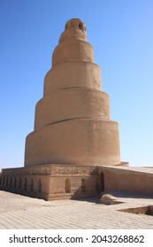 Minaret  Mosque With Blue Sky