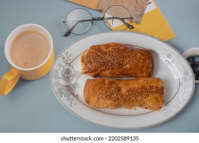 Minced Meat In Savoury Pastry. Bourek With Minced Meat