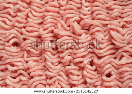 Minced meat texture, farce meat background.