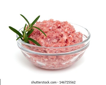 Minced Turkey Meat In A Bowl