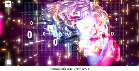 mind AI smart brain artificial system network digital - Shutterstock ID 1789440776