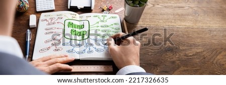 Mind Mapping And Brainstorming. Analytics Mindmap. Social Media Map