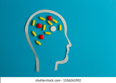 Mind Medicine Pills Inside Brain Stock Photo (Edit Now) 1536261902