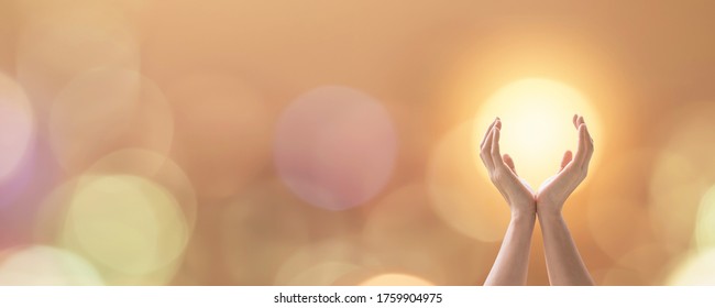 Mind and soul mantra yoga meditation, asking for god blessing, spiritual mental health practice with woman pose peaceful with sunset golden hour summer june solstice sun and sky candle light bokeh