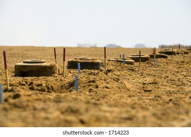 Mine Field In The Desert