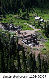 Mine Ruins Along The Alpine Loop Colorado