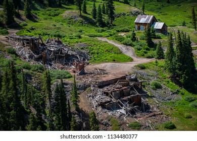 Mine Ruins Along The Alpine Loop Colorado