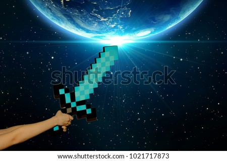 minecraft diamond sword