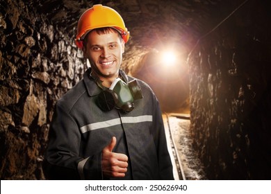 Miner in the mine