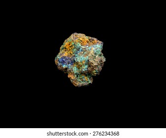 mineral  Azurite with Malachite - Shutterstock ID 276234368