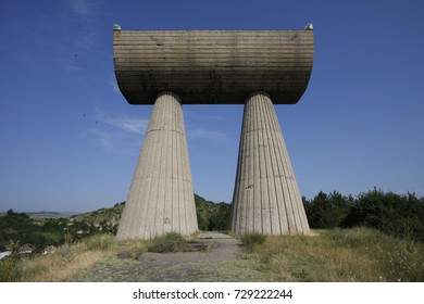 Miners Monument In North Mitrovica, Kosovo