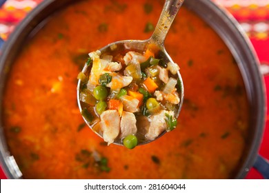 Minestrone Soup, Close Up