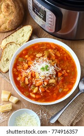 Minestrone Soup made in Instant Pot Pressure Cooker
