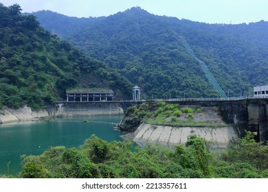 Ming Tan Dam At Nantou County, Shuili Township, Taiwan 