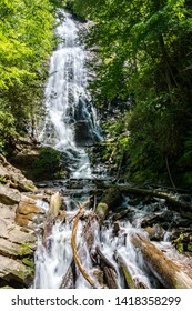 Mingo Falls At The Eastern Cherokee Reservation, Cherokee, NC 
