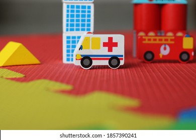 Mini Ambulance Toy Vehicle For Toddlers