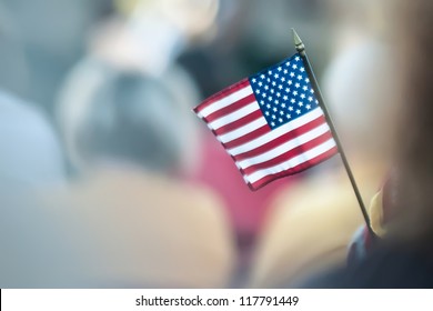 mini american flag - Shutterstock ID 117791449