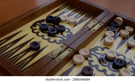 Backgammon Cafe TAVLA Ottoman Dame Kahveci Ceviz Walnuss Neu OVP Star 1021019 