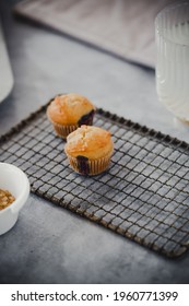 Mini Blueberry Muffins In Papers