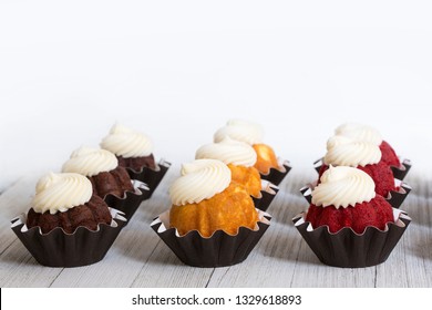 Mini Bundt Cakes with Cream Cheese Icing - Powered by Shutterstock