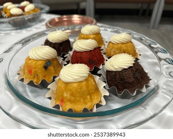 Mini Bundt cakes with frosting - Powered by Shutterstock