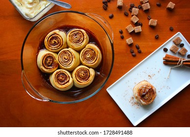 Mini Cinnamon Rolls With Brown Sugar 