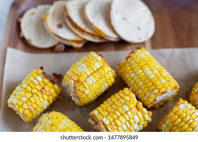 Mini Corn On The Cob And Quesadilla 