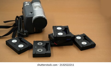 mini dv camera and cassettes, mini dv tapes