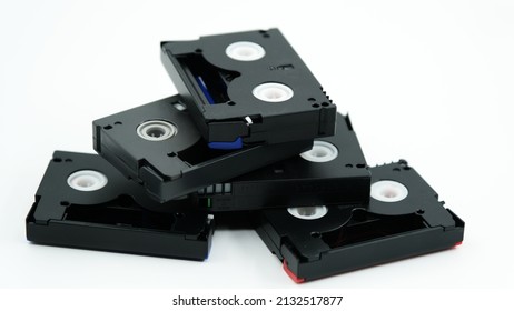 mini dv cassettes, mini dv  tapes isolated