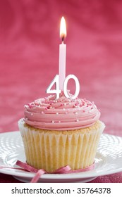 Mini Fortieth Birthday Cake