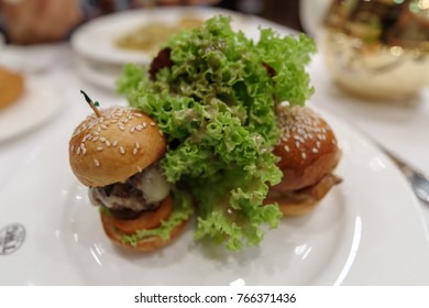 Mini Hambuger With Vegetable , Manila , Phillippines