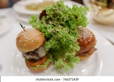 Mini Hambuger With Vegetable , Manila , Phillippines