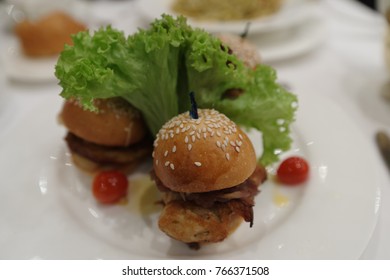 Mini Hambuger With Vegetable , Manila , Phillippines