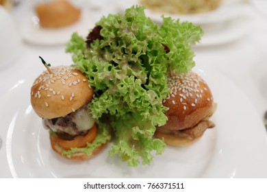 Mini Hambuger With Vegetable , Manila , Phillippines