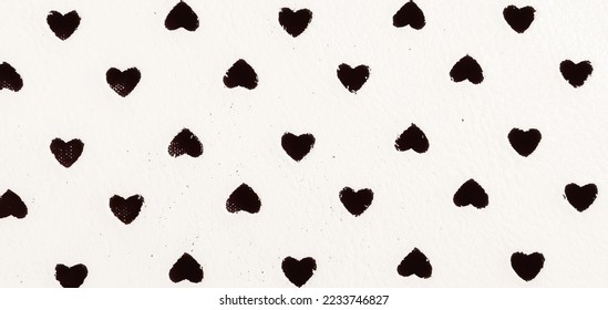 mini heart wallpaper geometric seamless pattern, with vintage background abstract texture, scattered shapes retro concept.