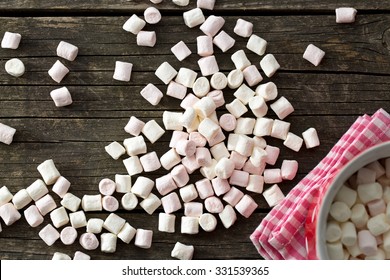 Mini Marshmallows On Kitchen Table