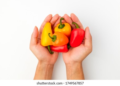 Mini paprika on white background - Powered by Shutterstock