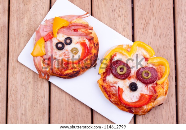 Mini Pizza Stock Photo (Edit Now) 114612799