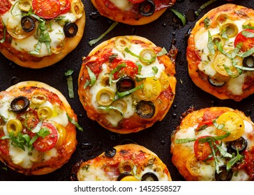 Mini Pizzas High Res Stock Images Shutterstock