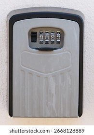 Mini safe, key box with combination lock, e.g. for vacation homes, household help, or emergencies