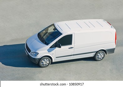 Mini Small Passenger Tour Van Bus On Road Isolated  - See Similar Images Of This 